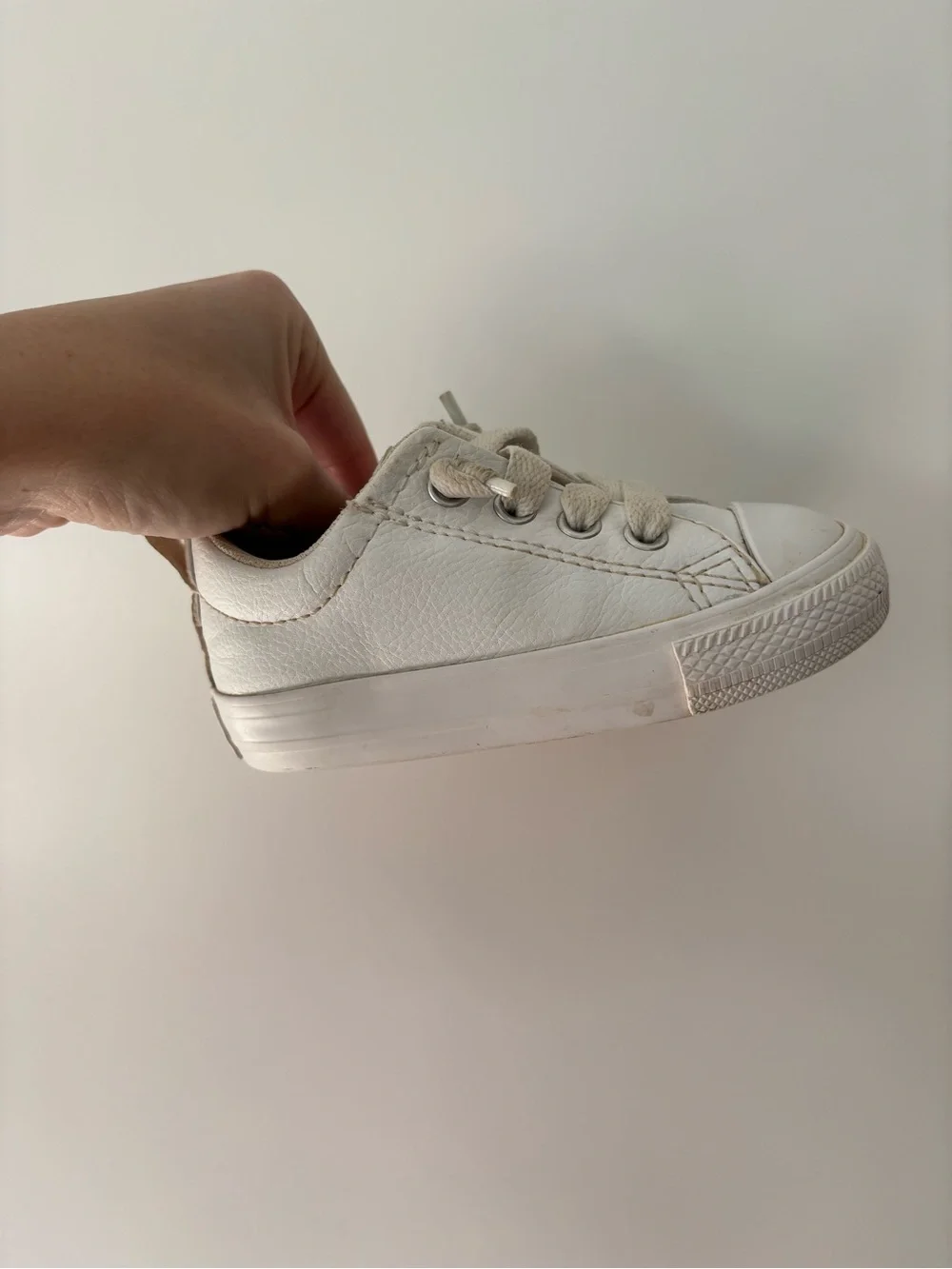 Converse All Star White Low Top Sneaker  Size 5c